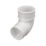 FloPlast  92.5° Round Offset Bend White 68mm
