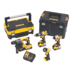 DeWalt DCK456M3T-GB 18V 3 x 4.0Ah Li-Ion XR Brushless Cordless 4-Piece Power Tool Kit