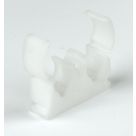 Talon  15mm Double Hinge Clip White 50 Pack