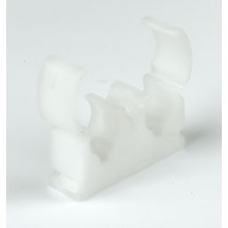 Talon  15mm Double Hinge Clip White 50 Pack