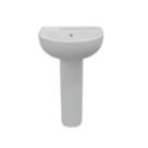 Texas Basin with Pedestal 1 Tap Hole 550mm
