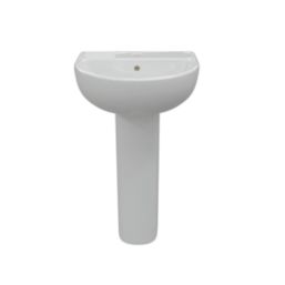 Texas Basin with Pedestal 1 Tap Hole 550mm