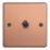 Varilight  10A 1-Gang 2-Way Light Switch  Brushed Copper