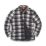 Scruffs Worker  Padded Check Shacket Black / White / Grey Small 36-38" Chest