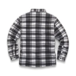 Scruffs Worker  Padded Check Shacket Black / White / Grey Small 36-38" Chest