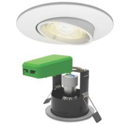 4lite  Tilt  Fire Rated LED Smart Downlights White 5W 440lm 6 Pack