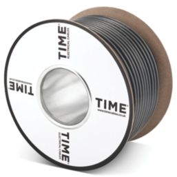 Time GT100 Black 1-Core Round Coaxial Cable 50m Drum
