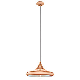 Eglo Coretto 2 Single Pendant Light Copper