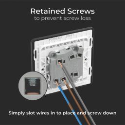 British General Evolve 20 A  16AX 2-Gang 2-Way Light Switch  Grey with Black Inserts