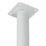Essentials High Table Leg White 800mm