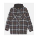 Dickies Fleece Hood Flannel Shirt  Jacket Dark Blue Medium 38" Chest