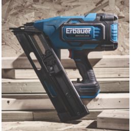 Erbauer Bright 34º Collated Nails Ring Shank 3.1mm x 90mm 2200 Pack