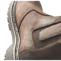 Site Mudguard Size 7  Brown  Steel Toe Cap Safety Dealer Boots