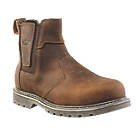 Site Mudguard   Safety Dealer Boots Brown Size 7