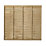 Forest Super Lap  Fence Panels Natural Timber 6' x 5' Pack of 7