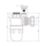 McAlpine  Antisyphon Bottle Trap White 40mm