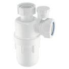 McAlpine  Antisyphon Bottle Trap White 40mm