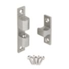 Carlisle Brass Double Ball Cabinet Catch Satin Chrome 17mm x 12mm