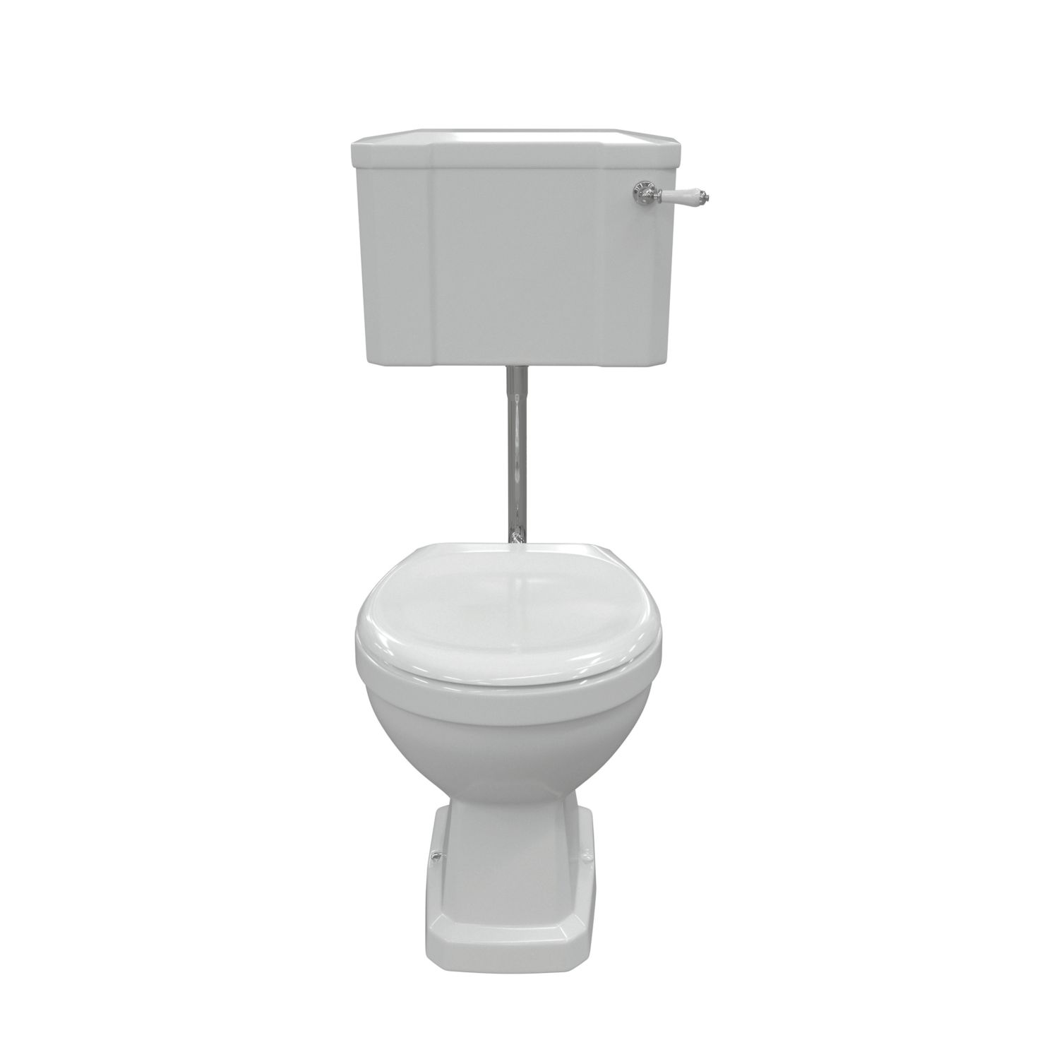 Traditional Soft-Close Low-Level Toilet & Seat Dual-Flush 6Ltr (202AE)