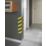 Mottez  Black / Yellow Protective Foam Strip 25mm x 250mm x 500mm