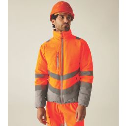 Regatta Hi-Vis Two-Tone Thermal Jacket Orange Medium 44" Chest