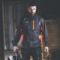 Scruffs Worker Jacket Graphite/Orange X Large 48" Chest