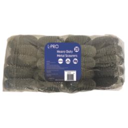 L-PRO Metal Scourers 100mm x 100mm 20 Pack