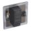 LAP  1-Gang 2-Way LED Dimmer Switch  Black Nickel with Colour-Matched Inserts