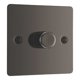 LAP  1-Gang 2-Way LED Dimmer Switch  Black Nickel with Colour-Matched Inserts