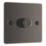 LAP  1-Gang 2-Way LED Dimmer Switch  Black Nickel with Colour-Matched Inserts