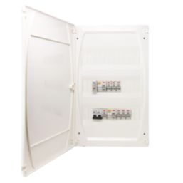 Garo G336B-7AS 36-Module 7-Way Populated  Dual RCD Consumer Unit with SPD