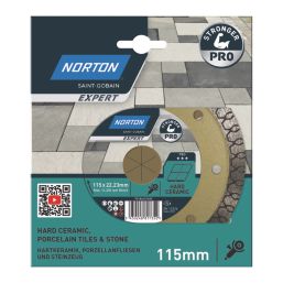 Norton Expert 70184632409 Multi-Material Diamond Blade 115mm x 22.23mm