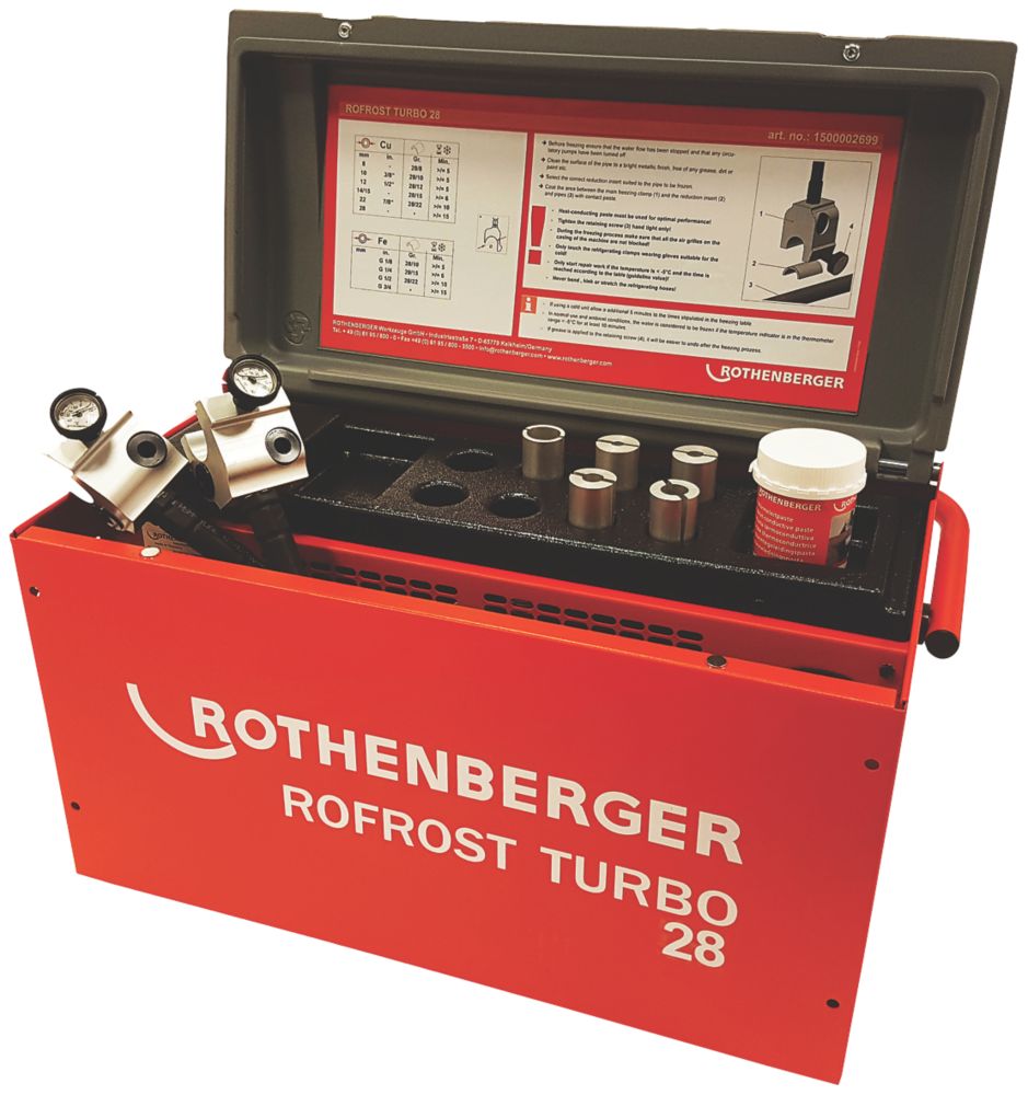 Rothenberger Rofrost Turbo 28 Electric Pipe Freezer 8-28mm 220-230V