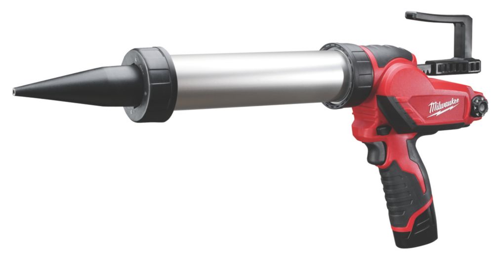 Milwaukee M12 PCG/400A-201B 12V 1 x 2.0Ah Li-Ion RedLithium  Cordless Sub-Compact Aluminium Tube Caulking Gun