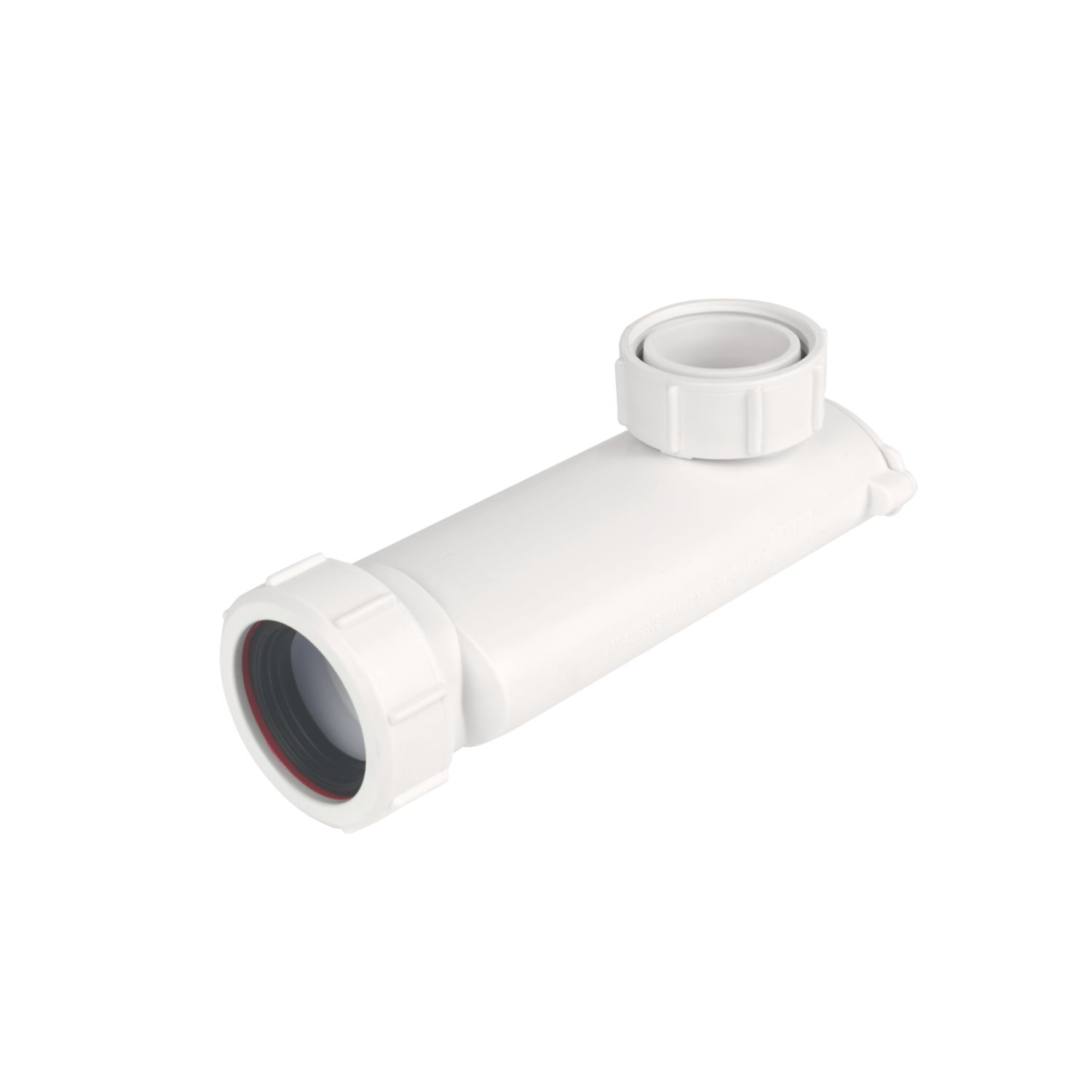 McAlpine WV-1 Space Saver with Self-Closing Waste Valve White 1 1/2" (202JG)
