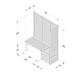 Forest V1 5' x 1.6' (Nominal) Garden Modular Set