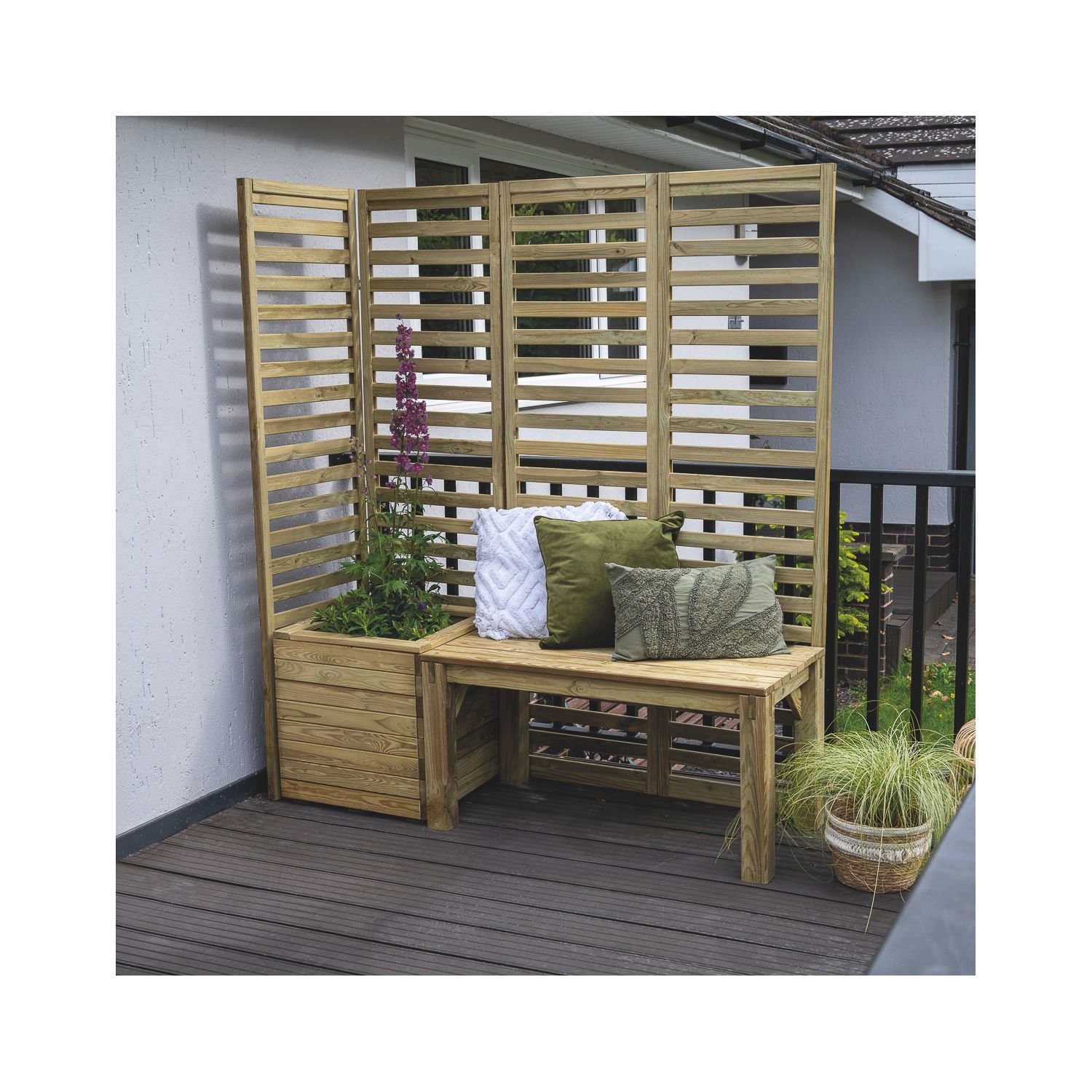 Forest V1 5' x 1' 6" (Nominal) Garden Modular Set 6 Pieces (202JN)