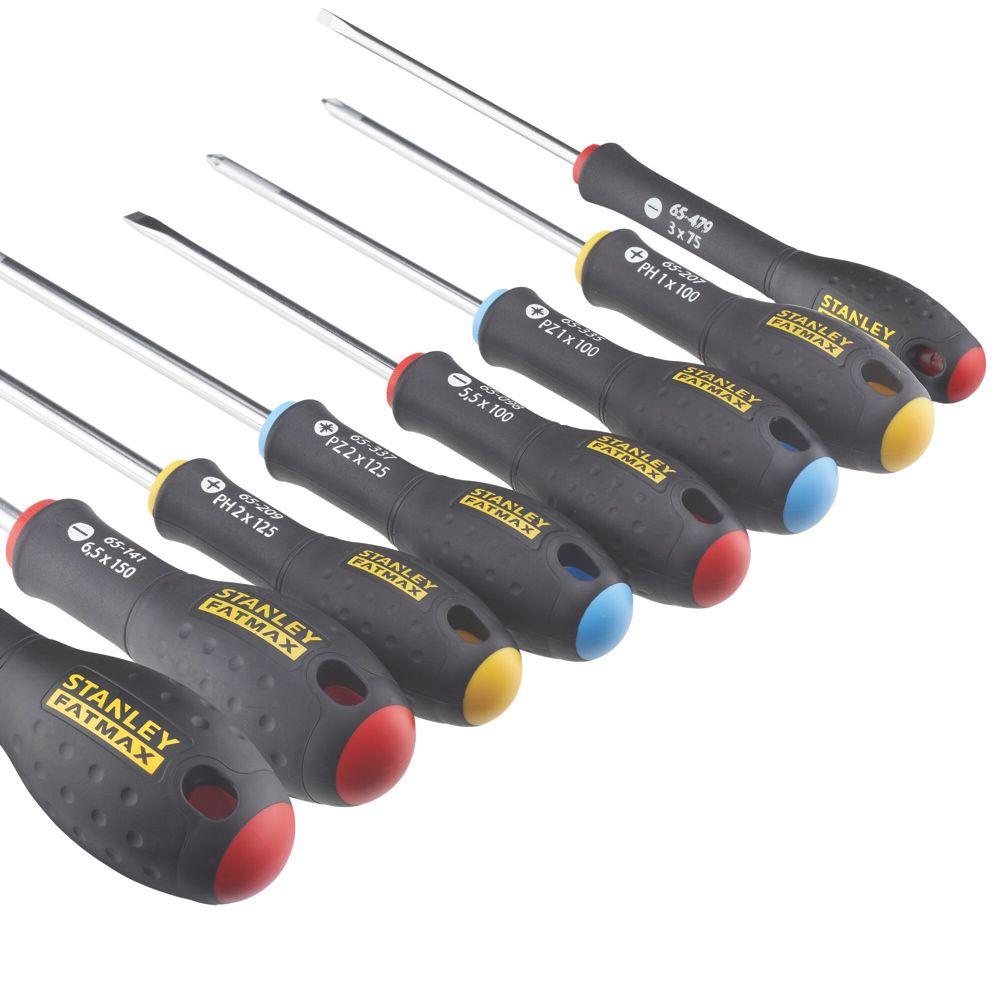 Stanley Mixed Screwdriver Set 10 Pcs - Screwfix