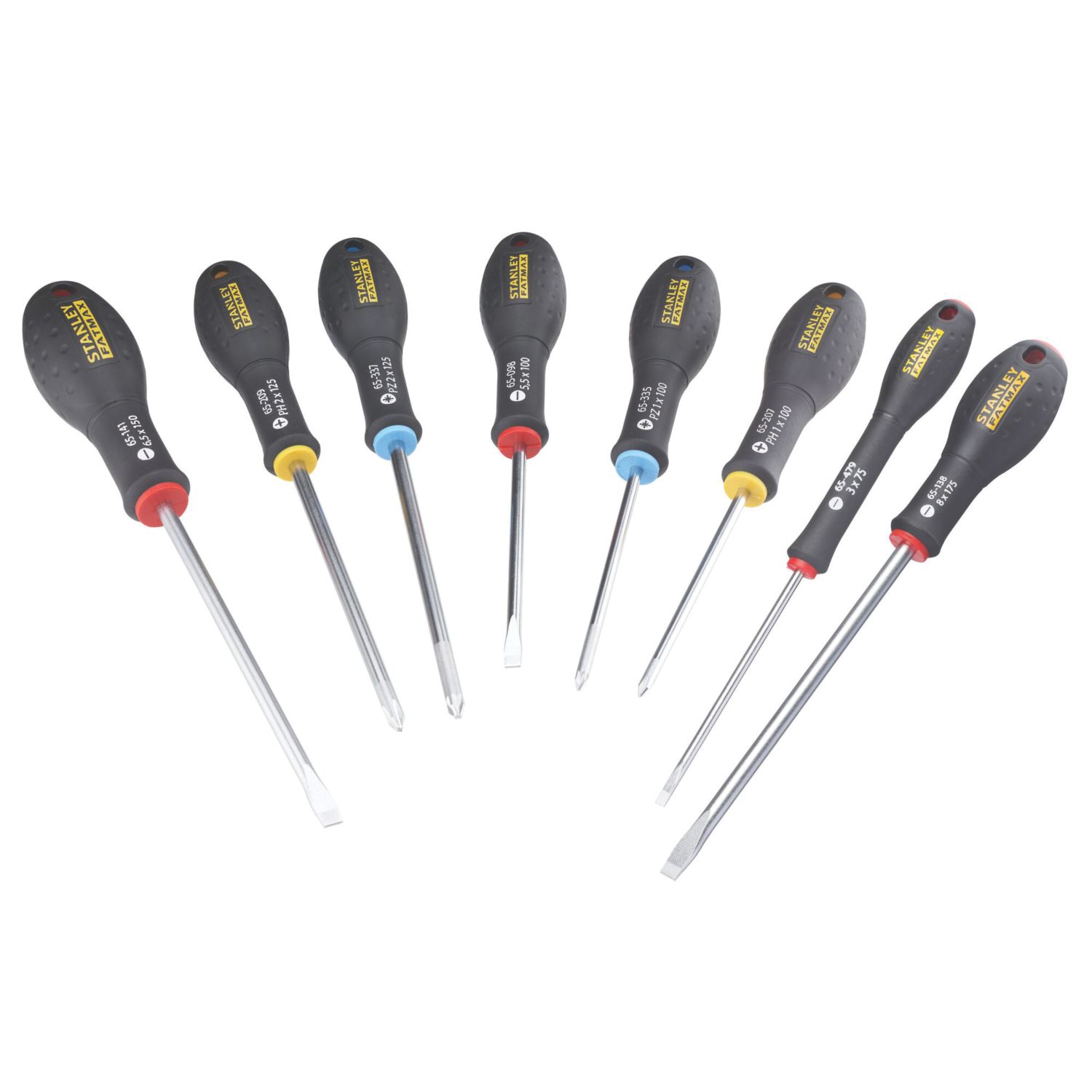 Stanley FatMax FMHT65430-0 Mixed Fixed Screwdrivers 8 Piece Set (202JW)