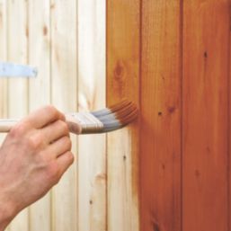 Fortress Trade 750ml Golden Oak Satin Water-Based Exterior Wood Stain