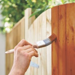 Fortress Trade 750ml Golden Oak Satin Water-Based Exterior Wood Stain