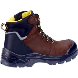 Amblers AS203 Laymore Safety Boots Brown Size 10 Screwfix