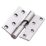 Smith & Locke Polished Chrome  Rising Butt Hinges  100mm x 84mm 2 Pack