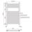 Flomasta 800mm x 500mm 1239BTU White Flat  Towel Radiator