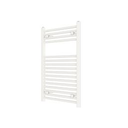 Flomasta 800mm x 500mm 1239BTU White Flat  Towel Radiator