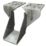 Simpson Strong-Tie Masonry Joist Hangers 47mm x 215mm 4 Pack
