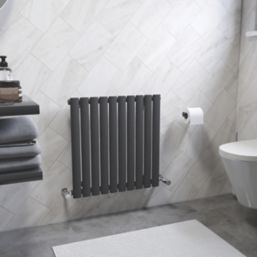 Ximax Fortuna 600mm x 584mm 1532BTU Anthracite Vertical Designer Radiator