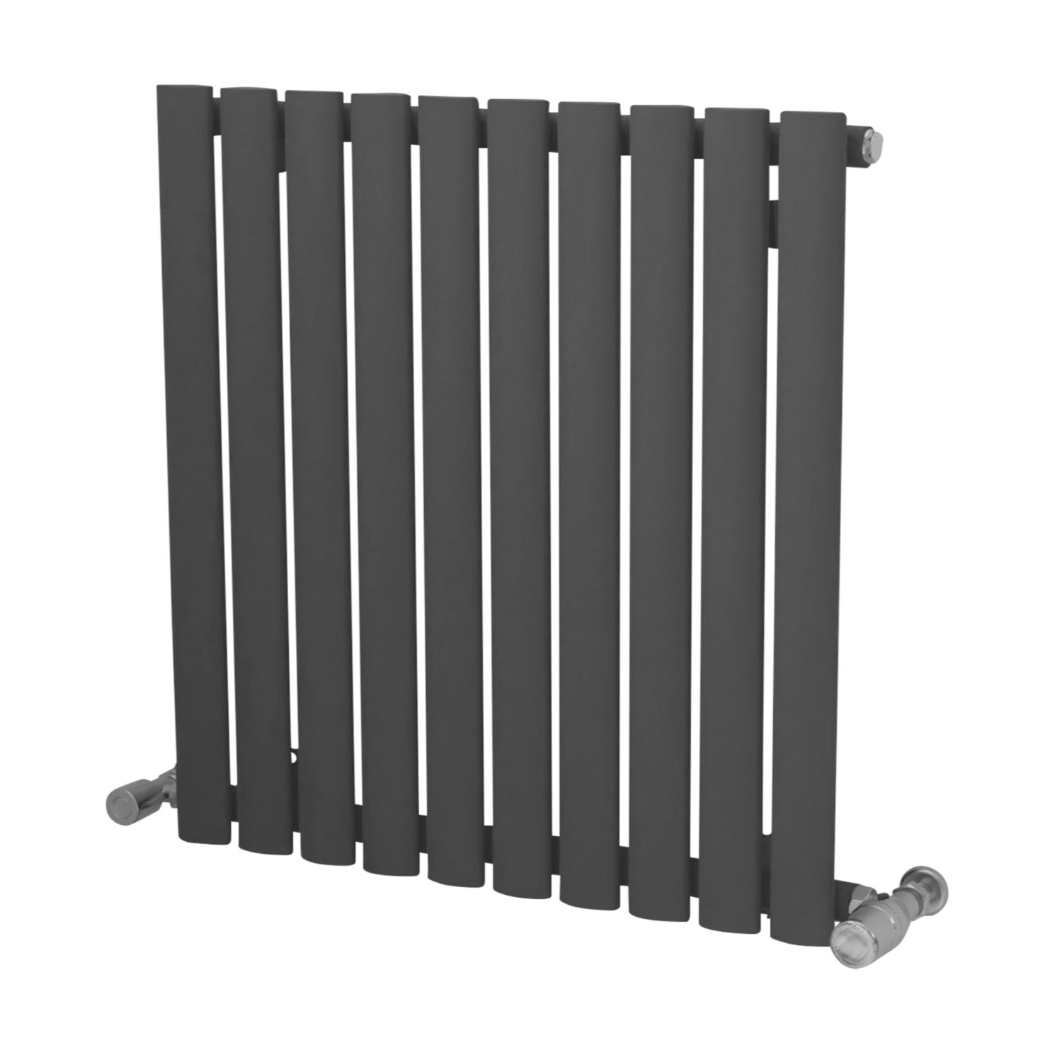 Ximax Fortuna 600mm x 584mm 1532BTU Anthracite Vertical Designer Radiator (202TR)
