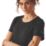 Regatta Ada Short Sleeve Womens Cotton Stretch T-Shirt Black Size 12