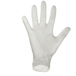 Site  Vinyl Powder-Free Disposable Gloves White Small 100 Pack